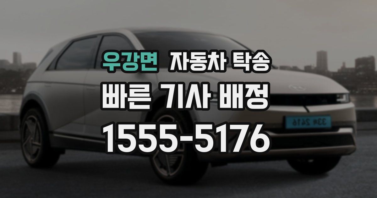 우강면 자동차 탁송