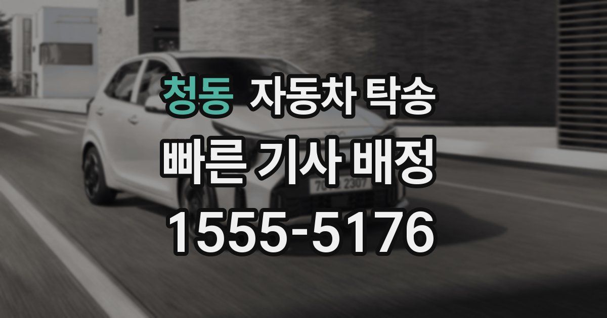 청동 자동차 탁송