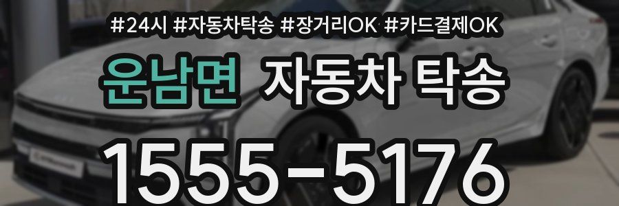 운남면 자동차 탁송