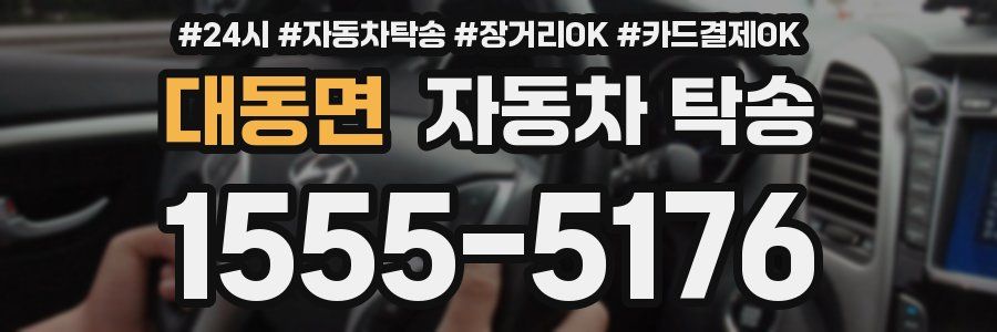 대동면 자동차 탁송