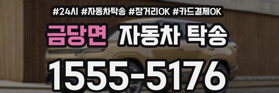금당면 자동차 탁송