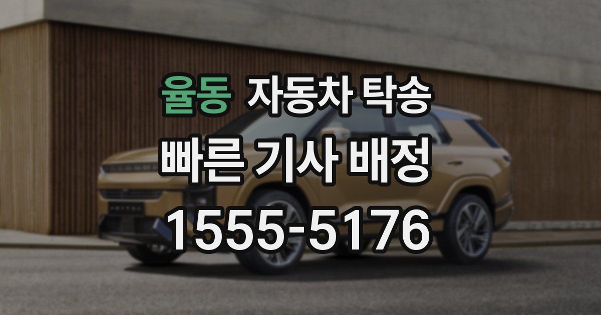율동 자동차 탁송