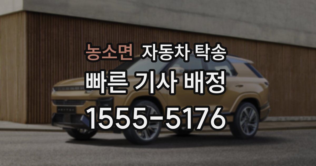 농소면 자동차 탁송