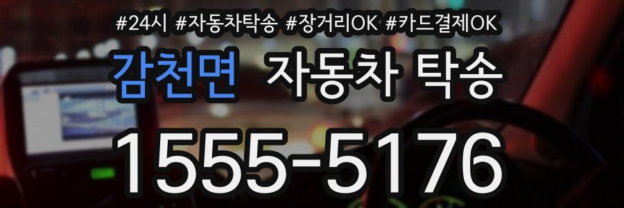 감천면 자동차 탁송