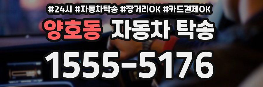 양호동 자동차 탁송