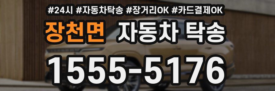 장천면 자동차 탁송