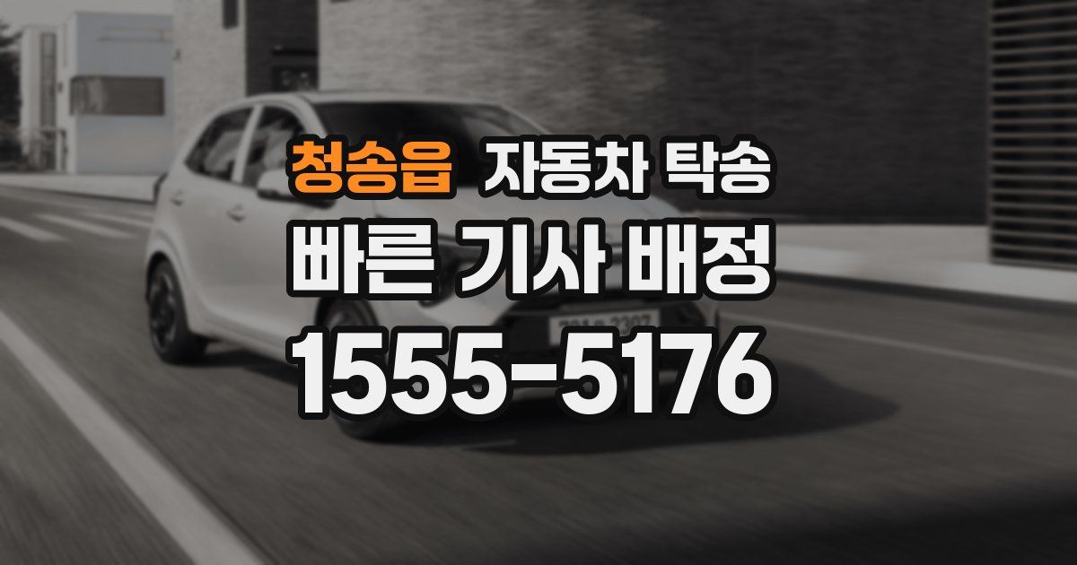 청송읍 자동차 탁송