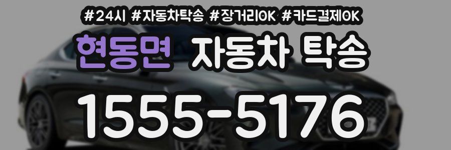 현동면 자동차 탁송