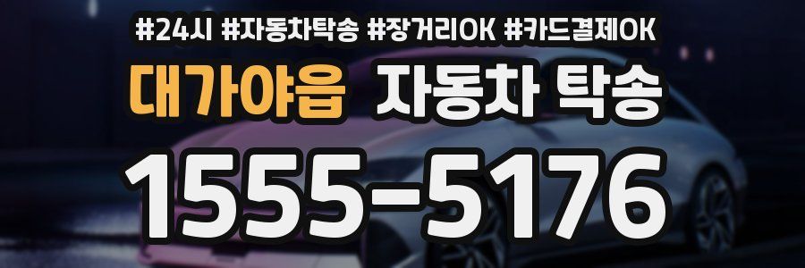 대가야읍 자동차 탁송