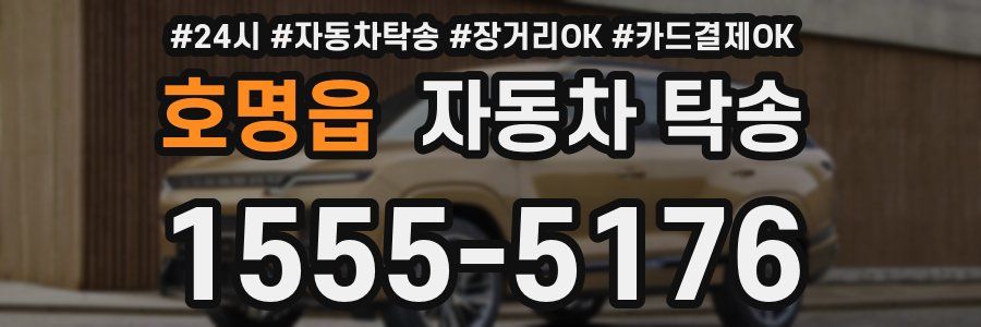 호명읍 자동차 탁송