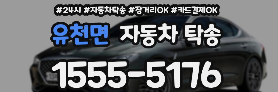 유천면 자동차 탁송