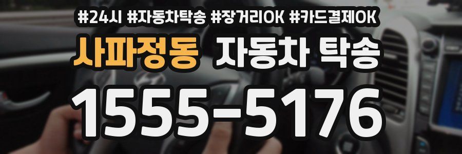 사파정동 자동차 탁송