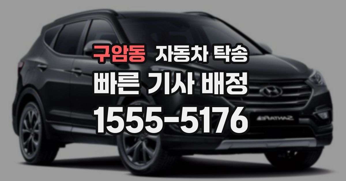 구암동 자동차 탁송