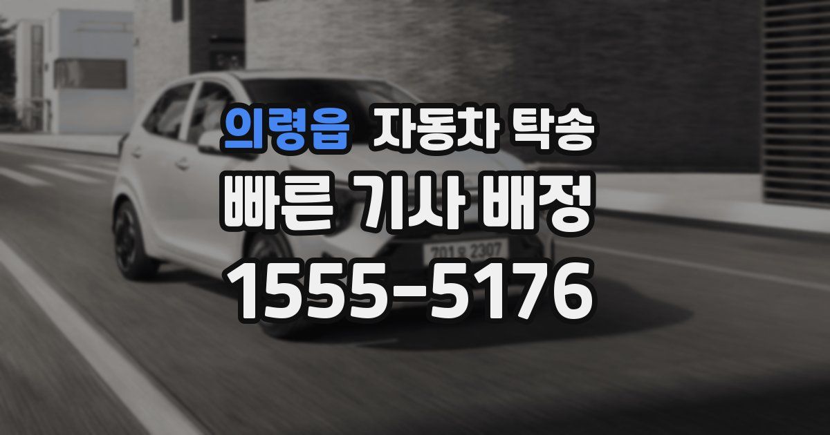 의령읍 자동차 탁송