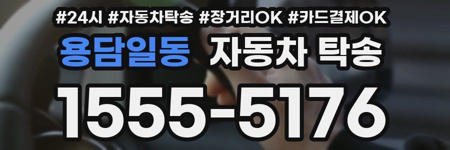 용담일동 자동차 탁송