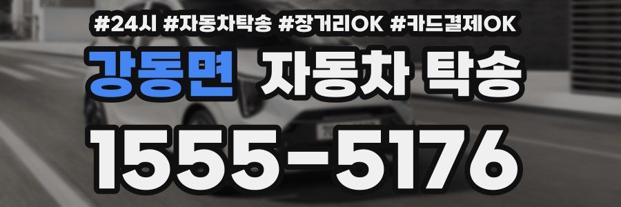 강동면 자동차 탁송