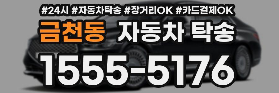 금천동 자동차 탁송