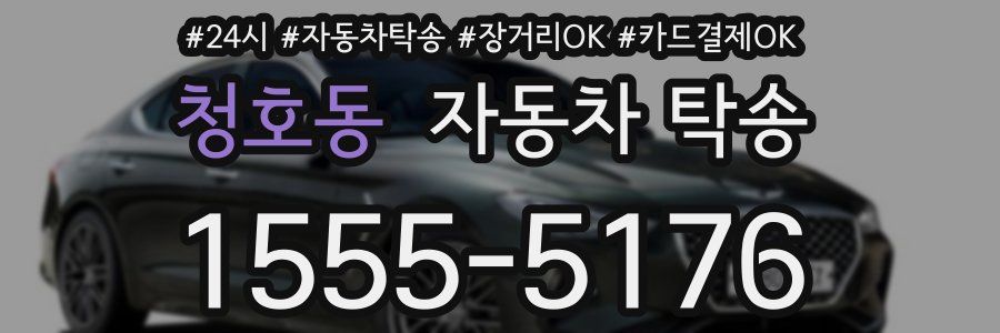 청호동 자동차 탁송