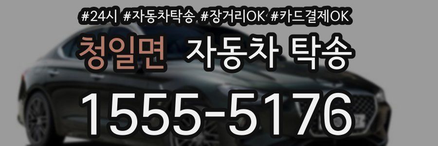 청일면 자동차 탁송