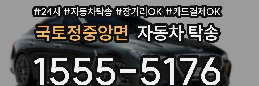 국토정중앙면 자동차 탁송