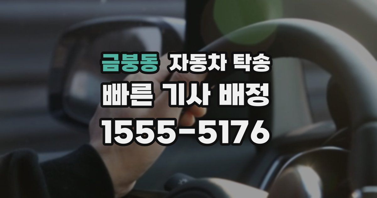 금붕동 자동차 탁송