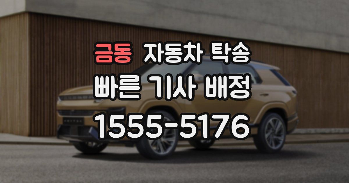 금동 자동차 탁송