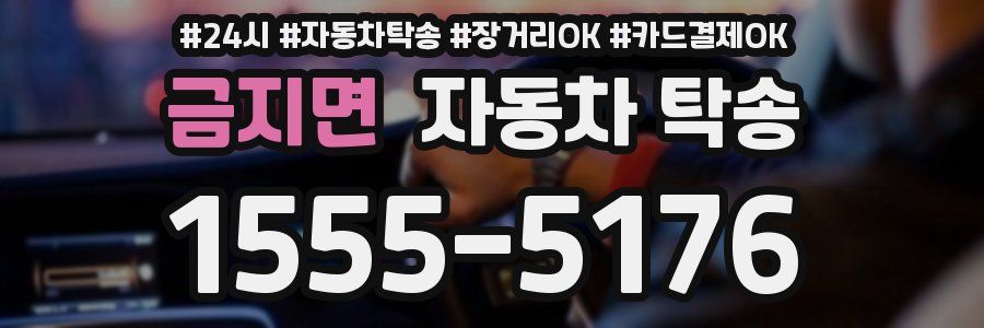 금지면 자동차 탁송