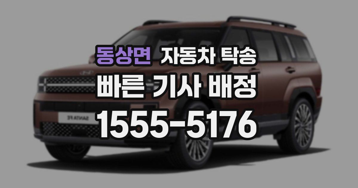 동상면 자동차 탁송