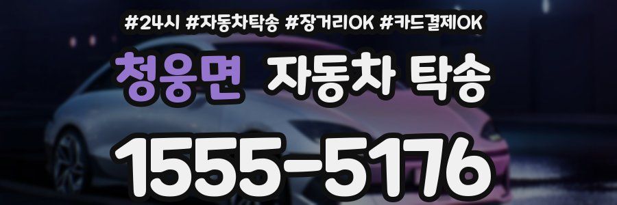 청웅면 자동차 탁송