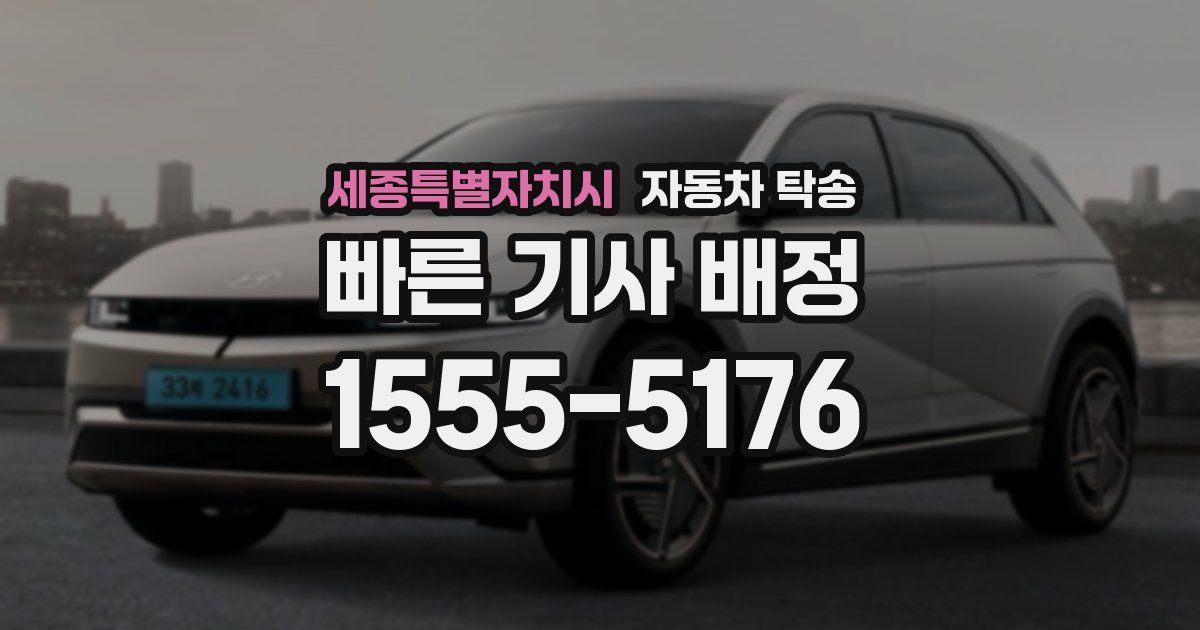 세종특별자치시 자동차 탁송