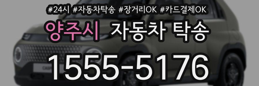 양주시 자동차 탁송