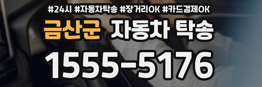 금산군 자동차 탁송