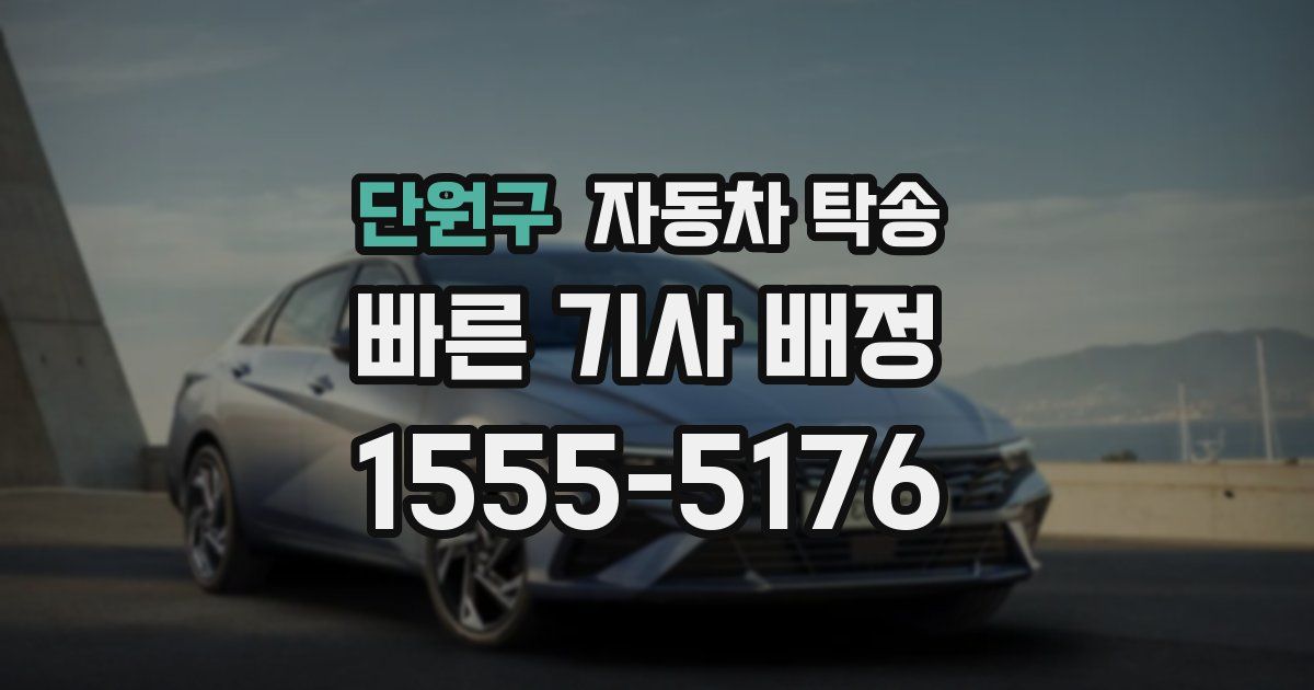 단원구 자동차 탁송