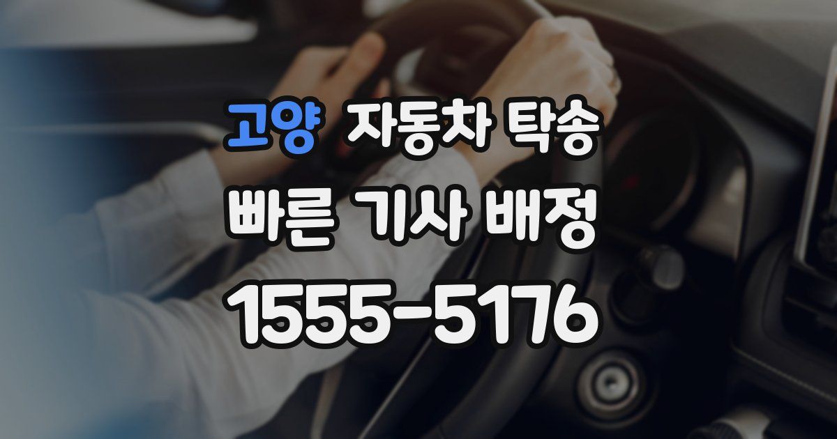 고양 자동차 탁송