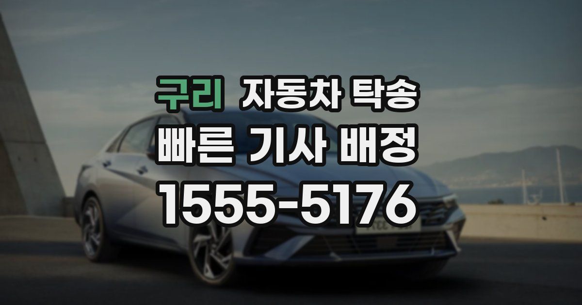 구리 자동차 탁송