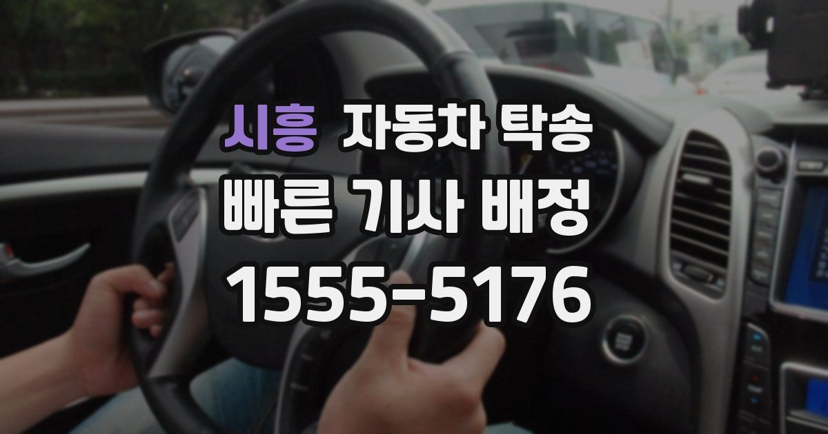 시흥 자동차 탁송