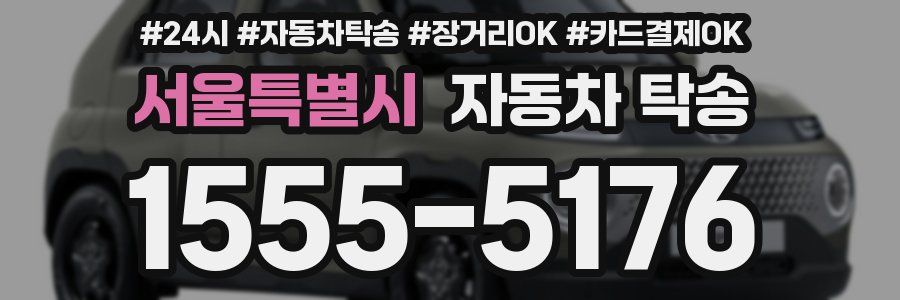 서울특별시 자동차 탁송