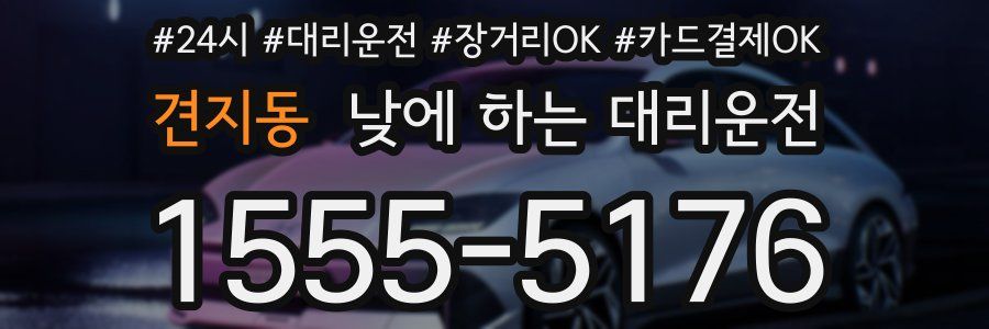 견지동 낮에 하는 대리운전