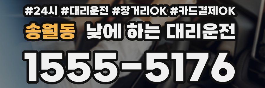 송월동 낮에 하는 대리운전