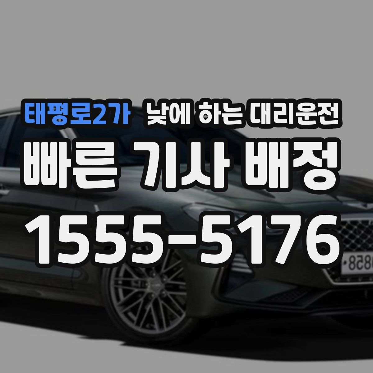 태평로2가 낮에 하는 대리운전
