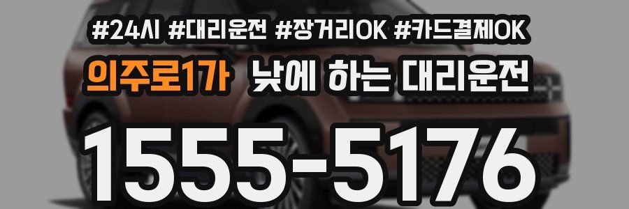 의주로1가 낮에 하는 대리운전