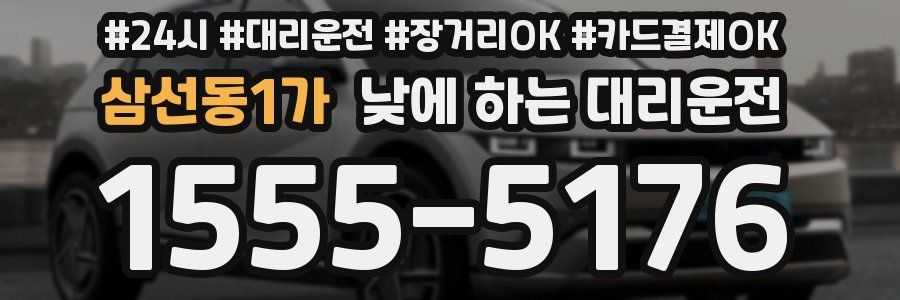 삼선동1가 낮에 하는 대리운전