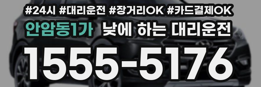 안암동1가 낮에 하는 대리운전
