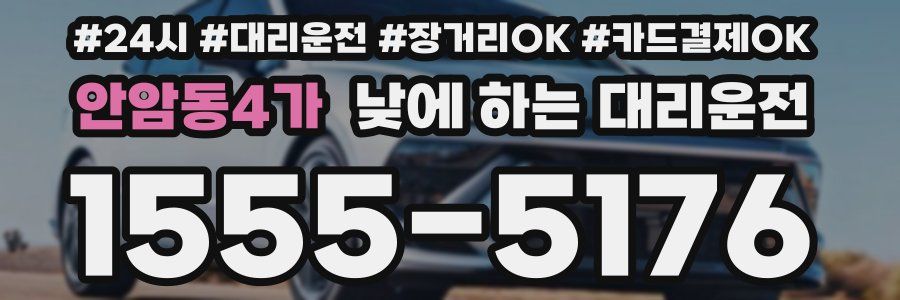 안암동4가 낮에 하는 대리운전