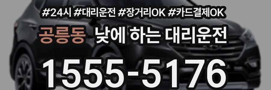 공릉동 낮에 하는 대리운전