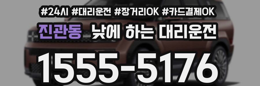 진관동 낮에 하는 대리운전