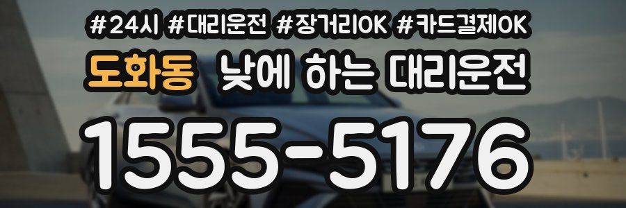 도화동 낮에 하는 대리운전