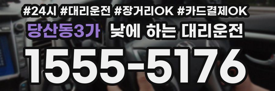당산동3가 낮에 하는 대리운전