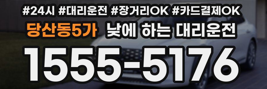 당산동5가 낮에 하는 대리운전