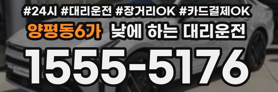 양평동6가 낮에 하는 대리운전